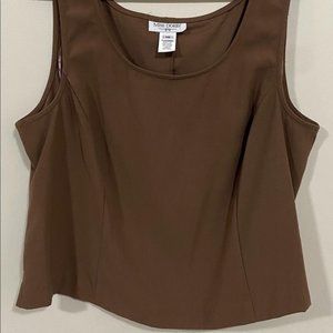 Brown vintage crop top